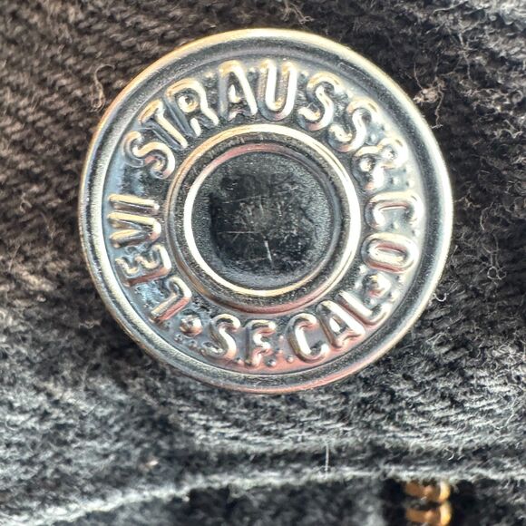 Vintage Y2K Levi's 505 Jeans 33x30 Black Faded Baggy Relaxed Fit Grunge Denim - Picture 5 of 8